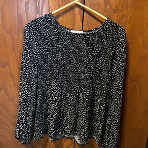 Black and White Women's Top